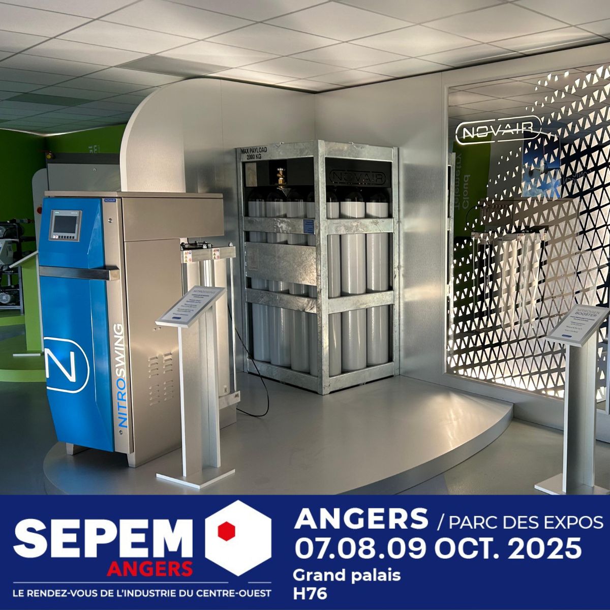 NOVAIR participe au salon SEPEM Angers 2025